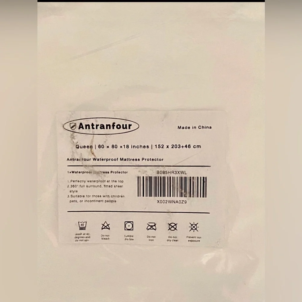 MATTRESS COVER WATERPROOF